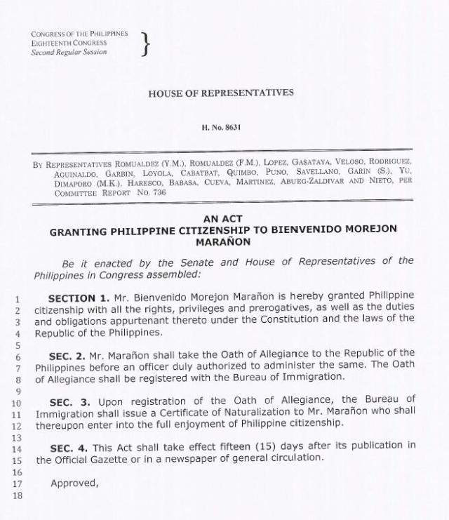 开云APP-菲律宾众议院通过亚足联杯金靴入籍 归化几成定局